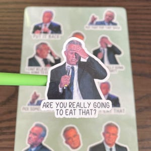 RFK Jr. Funny Sticker Sheet | Make America Healthy Again