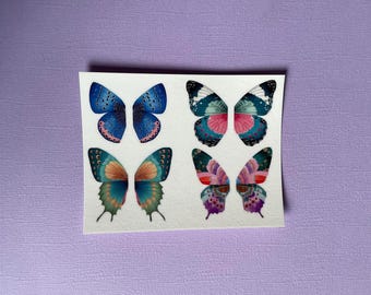 Tatuajes de maquillaje de mariposas
