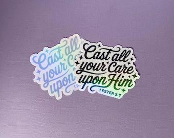 3" Echad toda vuestra ansiedad sobre él / 1 Pedro 5:7