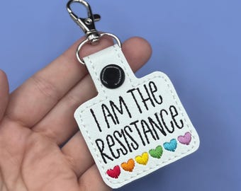 I am the Resistance Keychain