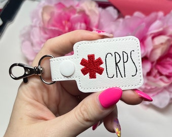 CRPS Awareness Tag Keychain Complex regional pain syndrome