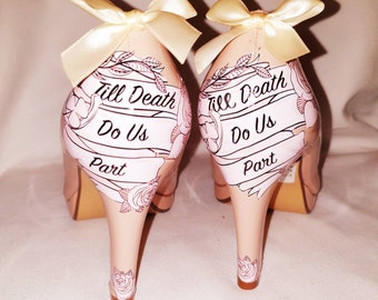 Wedding heels  Till death do us part