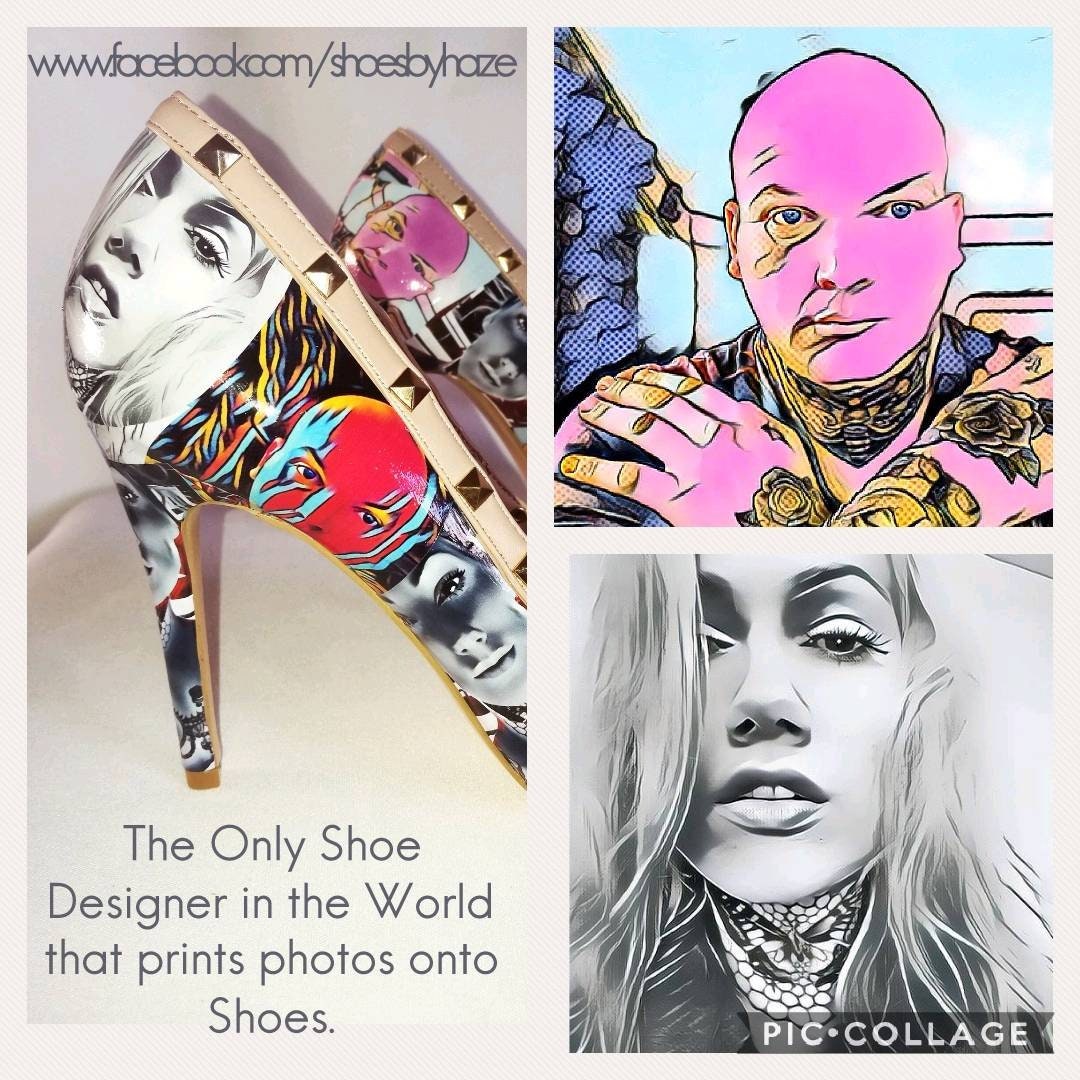 Custom Made Shoes, Photos on Shoes, Personalised Shoes, Womens High