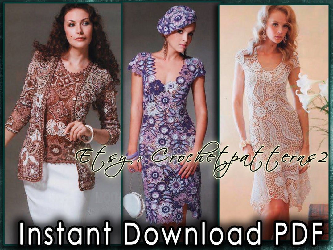 Instant Download PDF Ebook Crochet Patterns. 566 Etsy