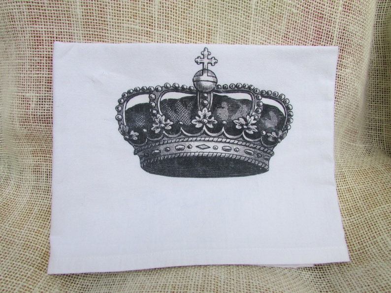 Flour Sack Crown Kitchen Towel Bride To Be Shower Gift Bridal Etsy