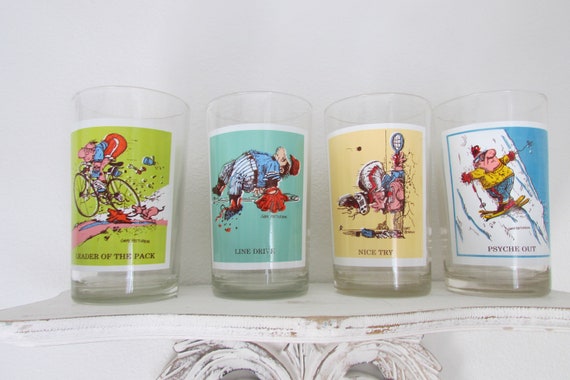 Gary Patterson Pepsi Beverage Glasses Collectible Barware Drinking Glasses Serving 16 Ounce Novelty Glasses Pepsi Sports Memorabilia Etsy