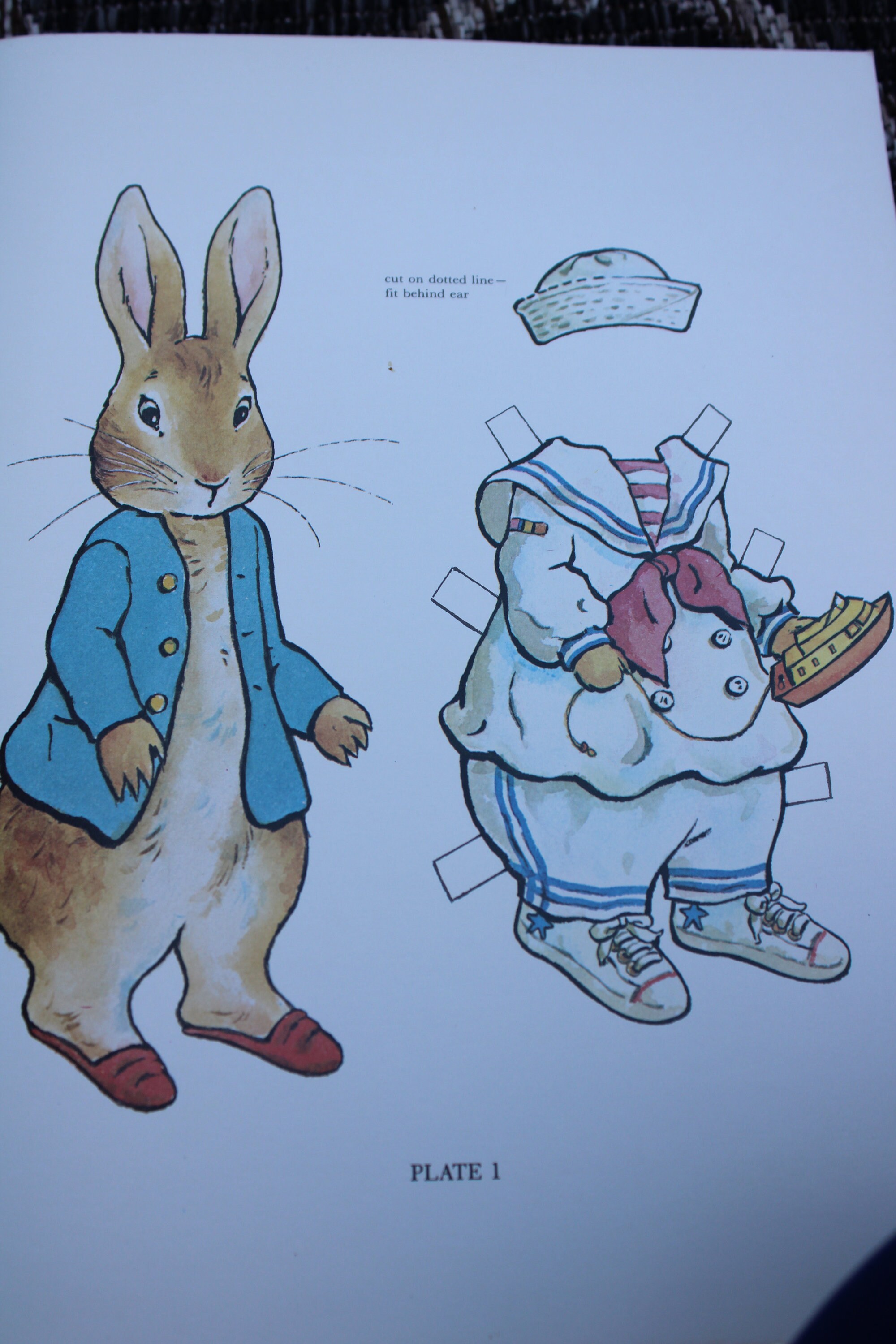 Paper Rabbit Clothes Peter Rabbit Paper Dolls One Doll 28 Outfits Kathy Allert Full-color ...