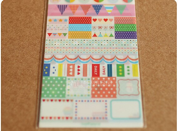 items similar to korean sticker simple cartoon deco colorful cute