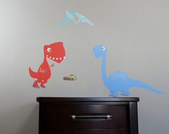 T-Rex Stickers, Kids Dinosaur Decor, Dino Decals