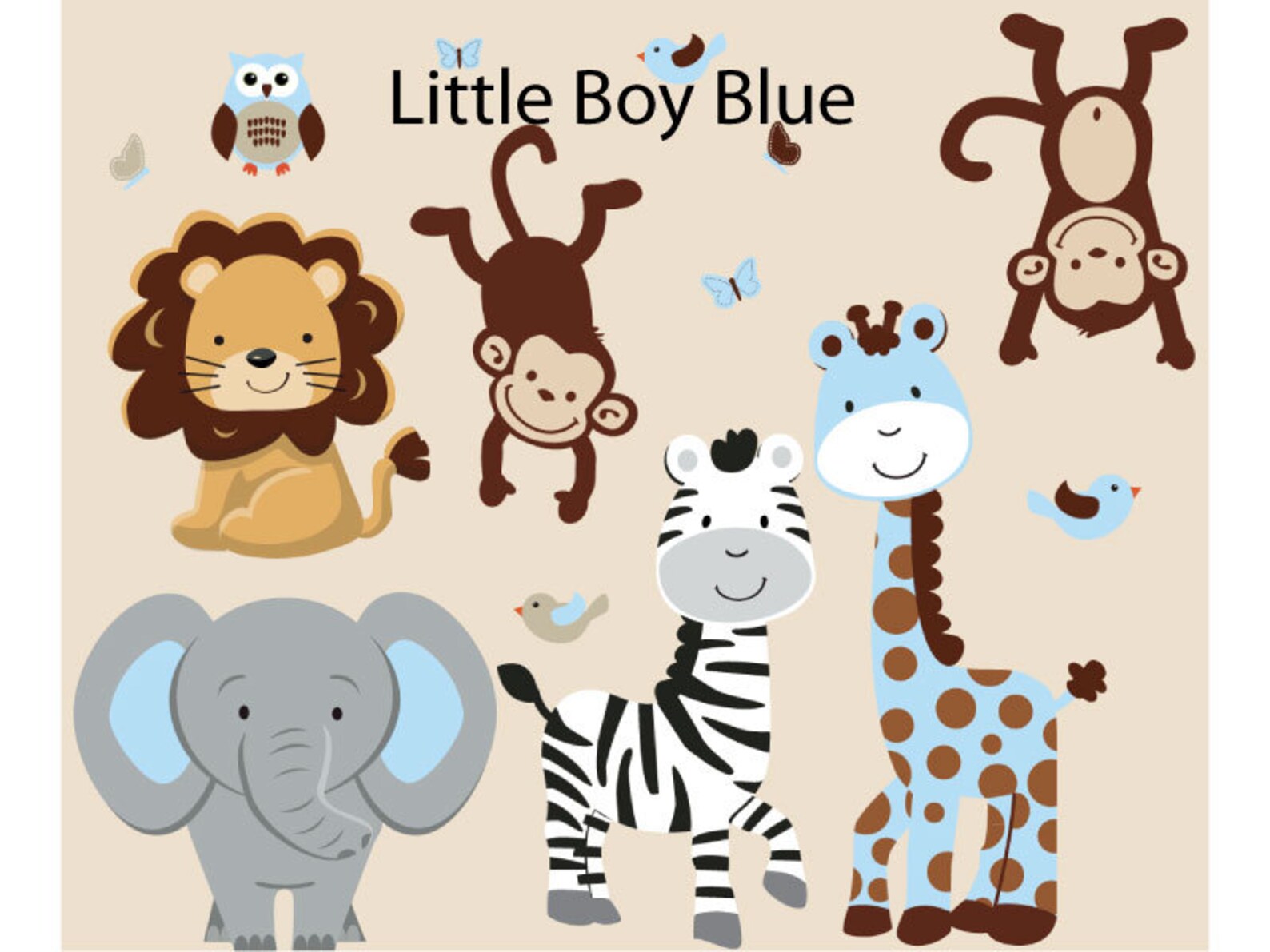 Jungle Wall Decals Decals for Kids Rooms Baby Boy Wall Etsy