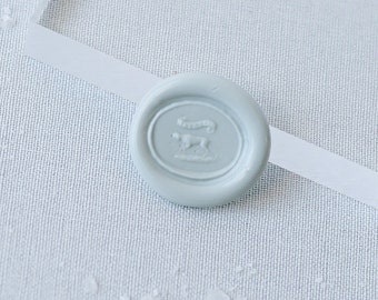 Foxhound Dog Self adhesive antique wax seals - Wedding Wax Seals