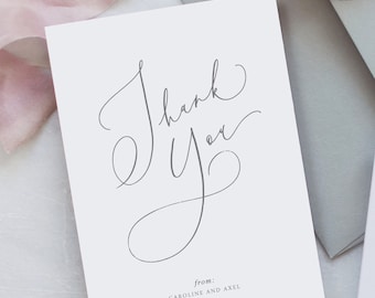 Personalised Thank You Card