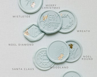 Luxe  10 x Christmas Wax Seals - Choose your design