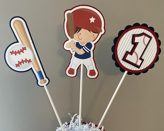 Baseball party centerpiece/Baseball party décor/Baseball birthday décor/Rookie Of The Year Décor/Baseball Rookie Centerpiece/Baseball party