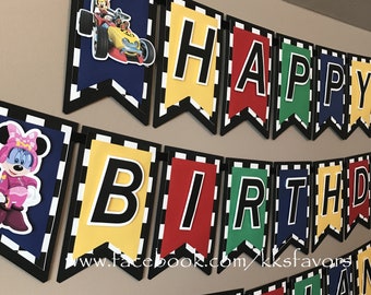 Roadster Birthday Party Banner/Roadster Birthday Banner/Roadster Party Banner/Roadster Party/Roadster Highchair