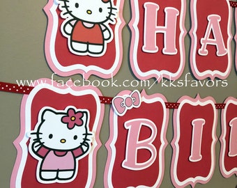 Hello Kitty Banner Etsy