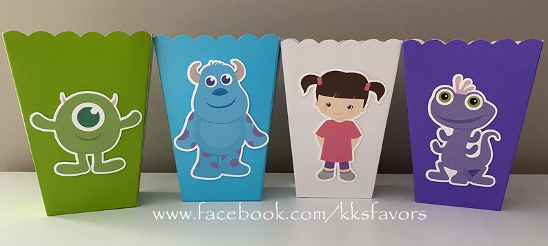 Monsters Inc. Treat Boxes/monsters Inc. Favor Boxes/monsters | Etsy