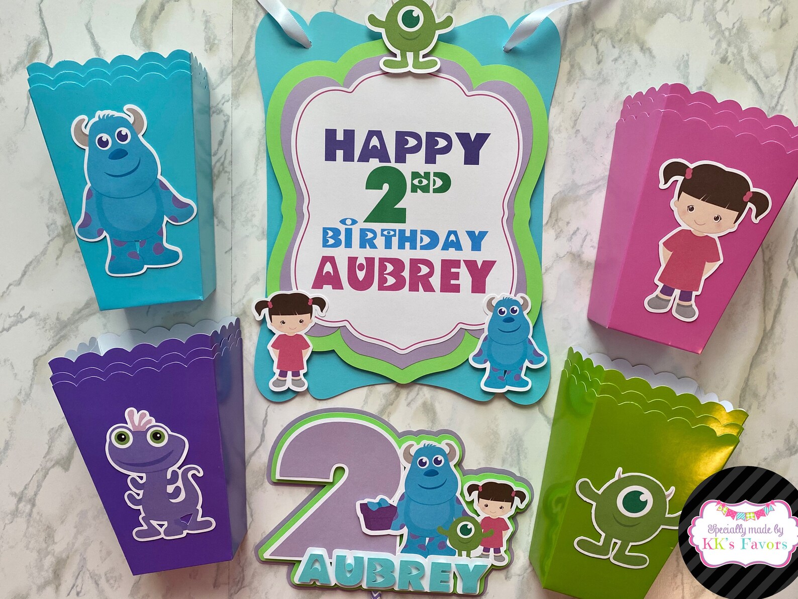 Monsters Inc. Treat Boxes/monsters Inc. Favor Boxes/monsters | Etsy