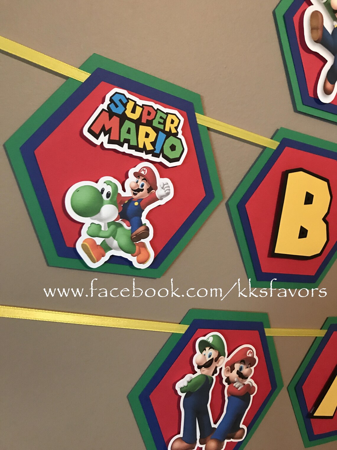 Super Mario Birthday Party Banner/super Mario Party | Etsy