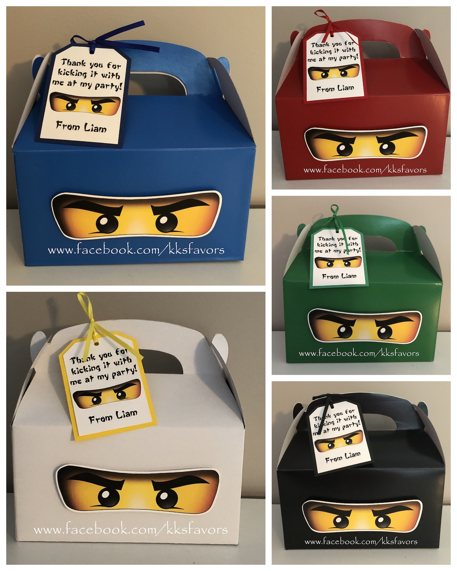 Ninja Party Favors
 Ninja Party Favor Boxes ninja Birthday Favor Boxes ninja Party
