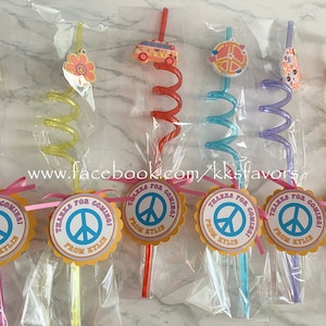 Groovy Party Favors/Two Groovy Party Favors/Groovy One Party Favors/Groovy Party/Groovy birthday/Retro party favors