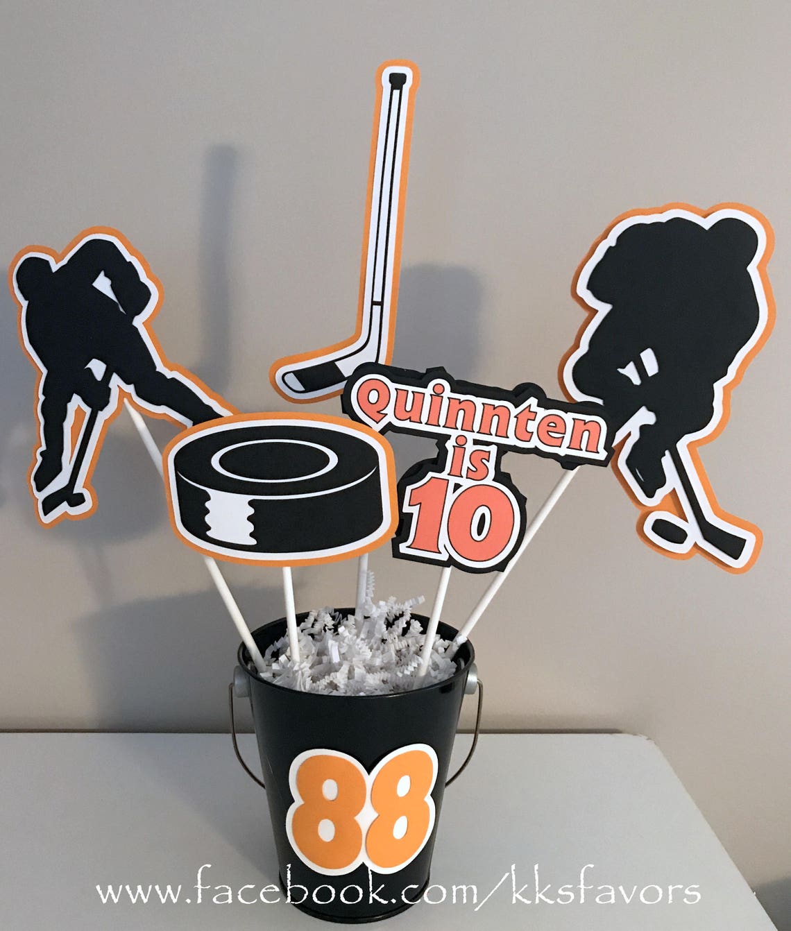 Ice Hockey Party Centerpieces/ice Hockey Party/ice Hockey Etsy