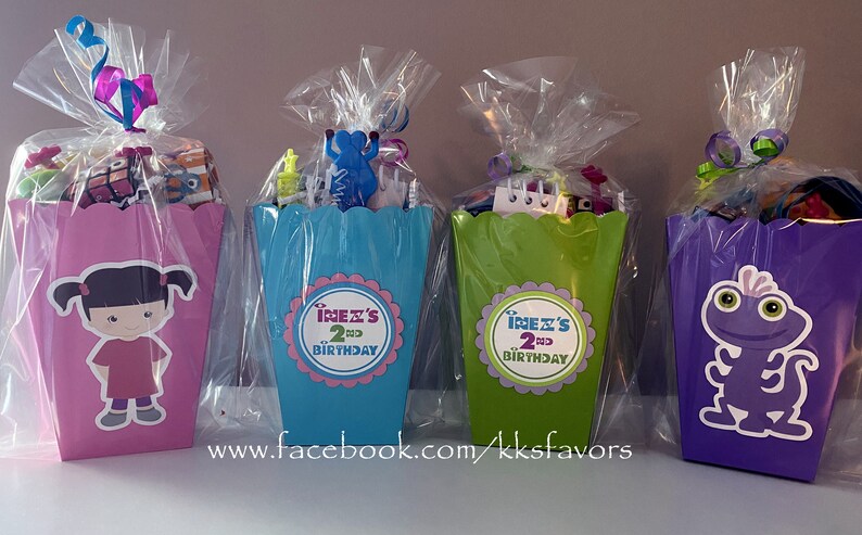 Monsters Inc. Treat Boxes/monsters Inc. Favor Boxes/monsters | Etsy