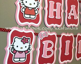 hello kitty banner etsy