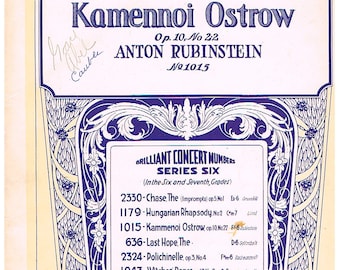 Anton Rubistein's Kamennoi Ostrow -  Advanced solo for 6th and 7th grades (yrs of music)