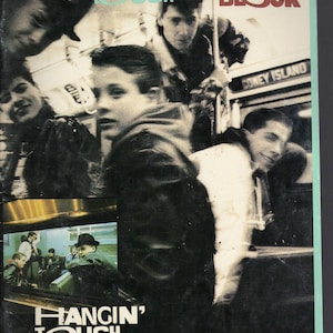 May include: Magazine cover with the band New Kids on the Block. The cover features the words "Hangin' Tough" and "New Kids on the Block". The image is a black and white photograph of the band members on a subway train.