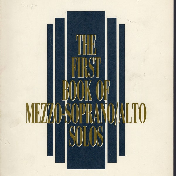 Metzo Soprano /Alto solos, First book of - Compiled by Joan Frey Boytim - - 1991c 128 pages  over 30 songs piano vocal-Mint cnd  giftable