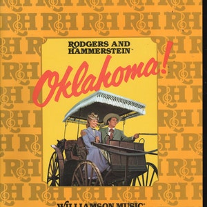 Muzikale vocale selecties uit Oklahoma - moderne druk 48 pagina's nieuwstaat - 10 nummers - historische feiten Rodgers/Hammerstein - cadeau
