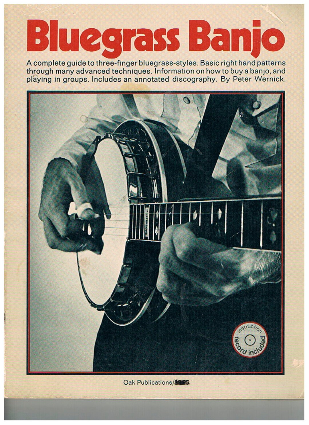 Banjo Bluegrass 3 Finger Bluegrass Style, RH Patterns /advanced