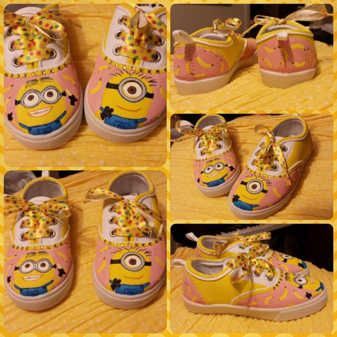 Custom Painted Shoes for Kids Etsy