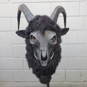 Goat Skull Black Phillip Mask