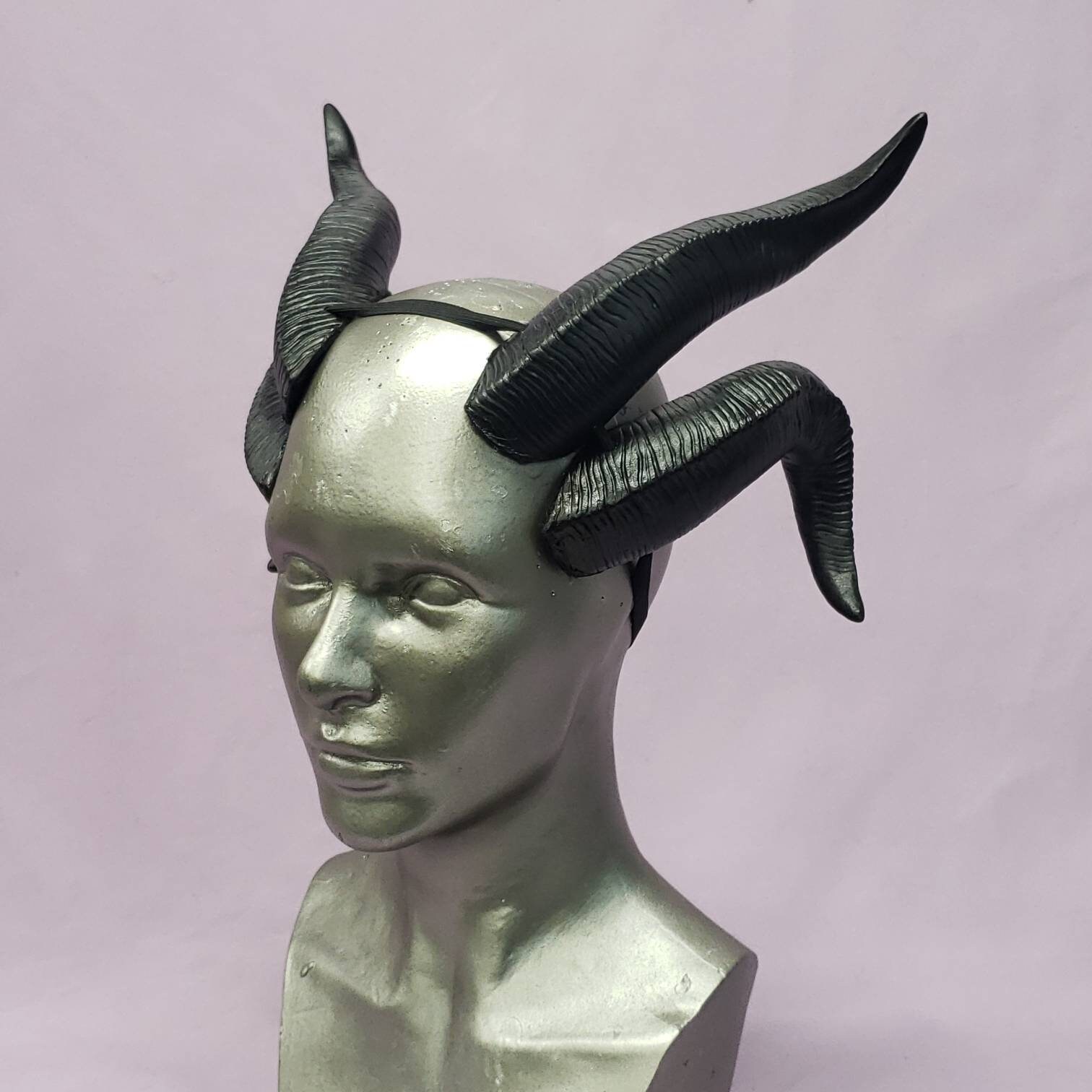 Double Demon Horns Etsy