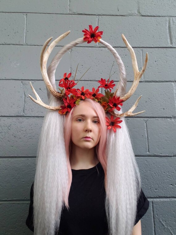 antler headdress