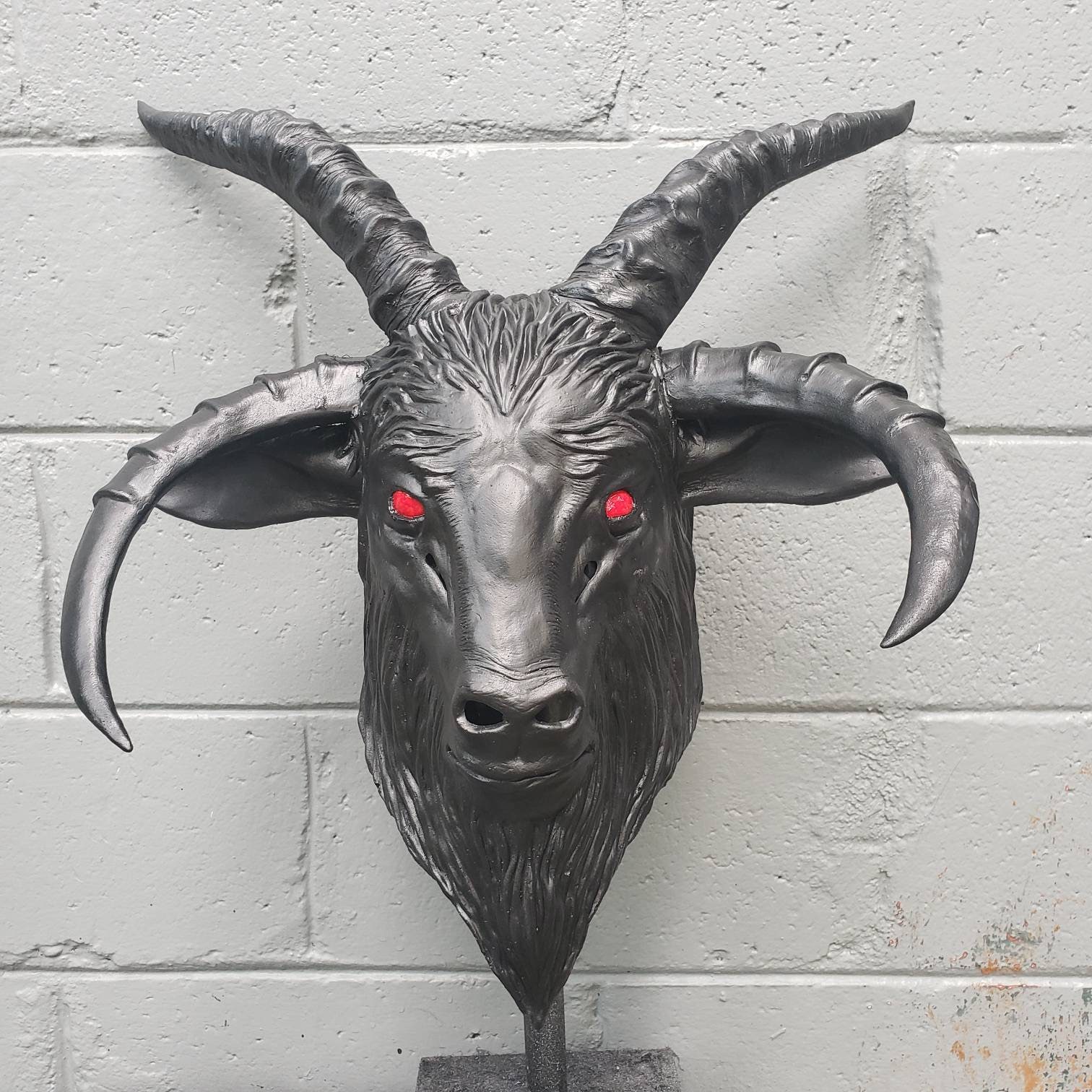 Multi Horn Goat Mask with fur / star options Etsy