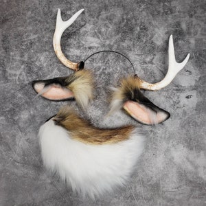 Deer Antlers, Ears, Tail Sweet Tooth (55 Color Options!)