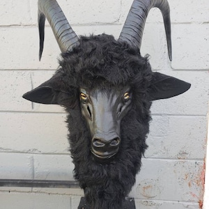 Black phillip goat mask