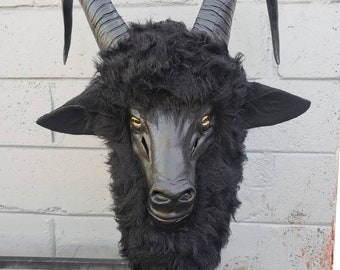 Black phillip goat mask