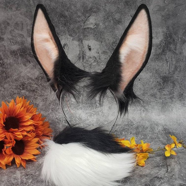 Bunny Ears and Tail (55 Color Options)
