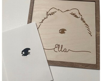 Pet Loss Nose Print Sign, Pet Memorial Plaque, Pet Loss Gift, Pet Bereavement Gift, Pet Sympathy Gift, Rainbow Bridge, Pet Memorial Gift