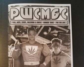 POGs, Weed, Cards, Macaroni & Cheese #3 - July 2021 (Regular Cover) - Pop Culture Art Zine