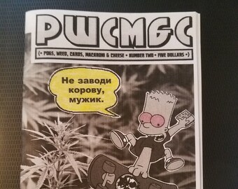 POGs, Weed, Cards, Macaroni & Cheese #2 - June 2021 (Regular Cover) - Pop Culture Art Zine