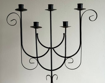 Vintage Rustic Metal Candelabra