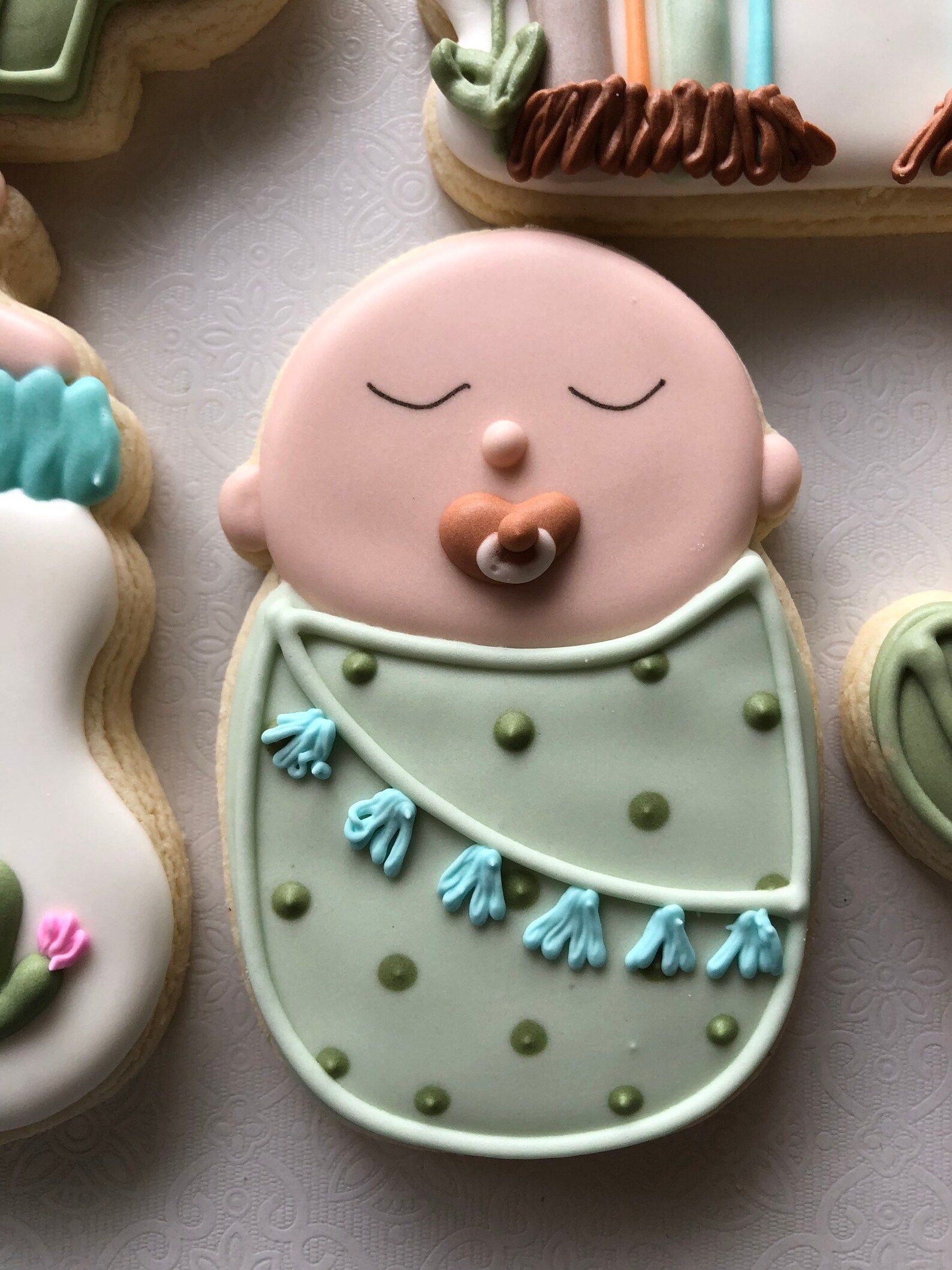 Boho Baby Shower Sugar Cookies Boho South Western Cookies Etsy