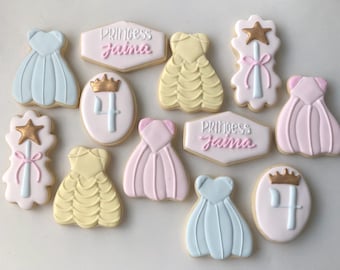 Princess sugar cookies