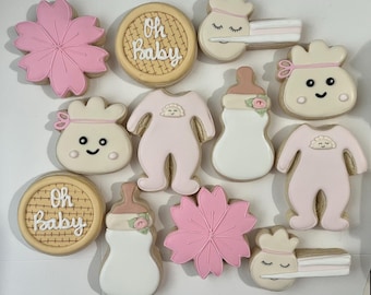 Little Dumpling Themed Baby Shower Cookies