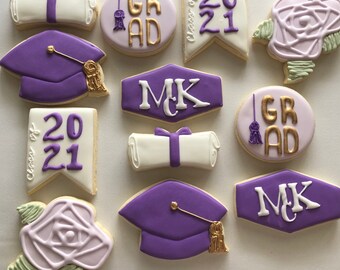 Graduation Sugar Cookies